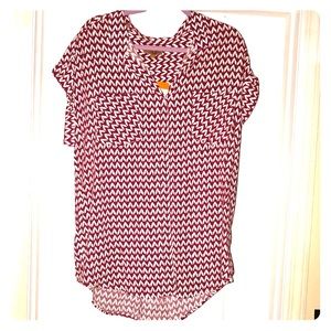 NWT Chevron Blouse